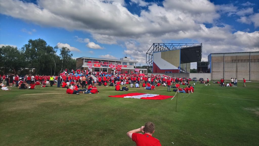 Lowrie Beattie on Facebook - Dons fans on tour