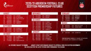 Aberdeen FC Fixtures